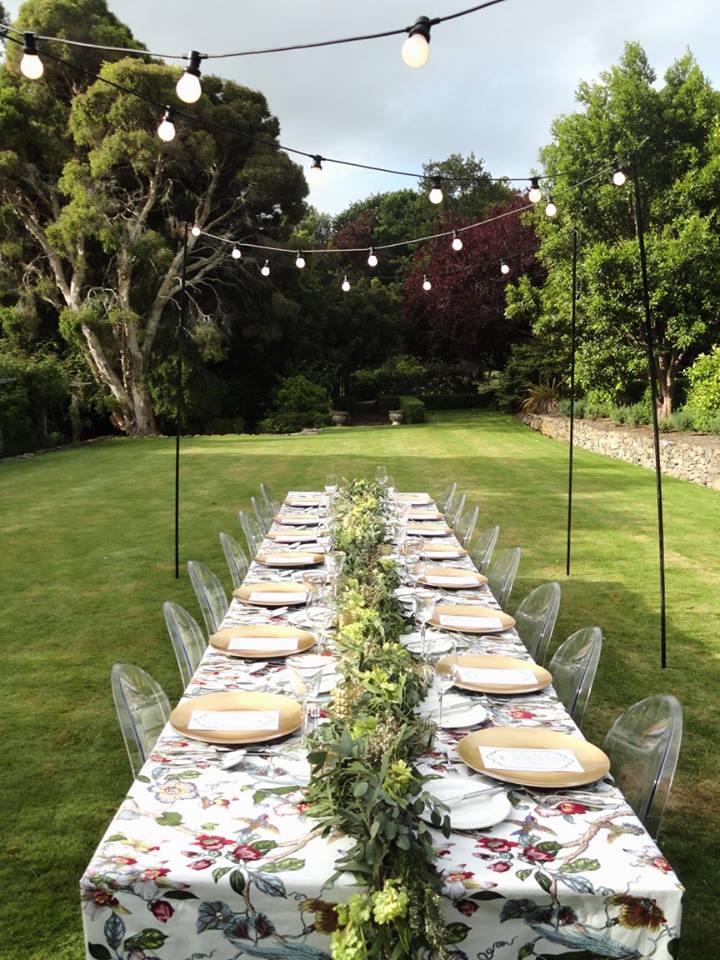 Intimate table setting